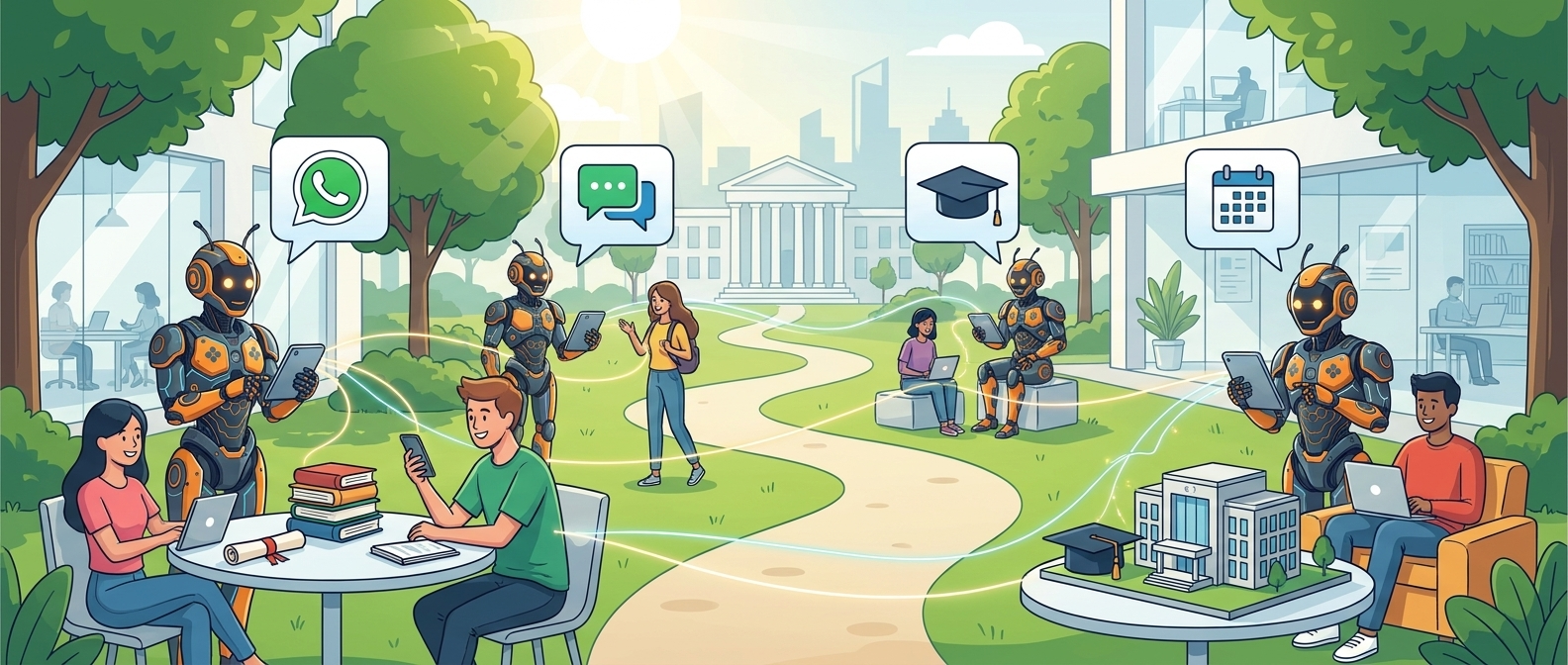Üniversite WhatsApp & AI Çözümü — Aday Niteleme, Kampüs Asistanı